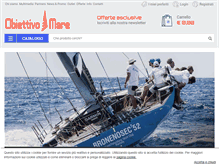 Tablet Screenshot of obiettivomare.it